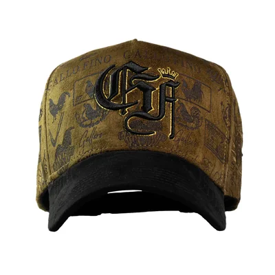 GORRA 5.7 MONOGRAM GALLO FINO FULL LASER CAFE UNITALLA