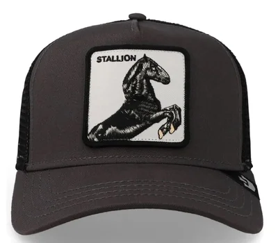 GORRA GOORIN BROS 1010393 THE STALLION GRIS UNITALLA