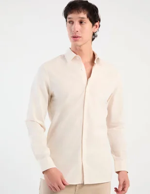 Camisa casual aŽropostale manga larga para hombre