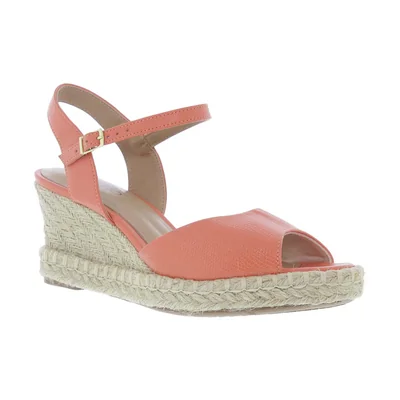 Sandalia Cuna con Hebilla para Mujer, Color Naranja Beira Rio