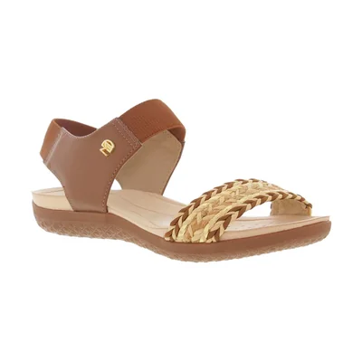 Sandalia Ajuste Elastico para Mujer, Color Cafe Modare
