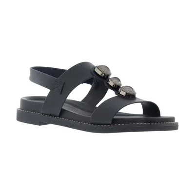 Sandalia en Ajuste Elastico para Mujer, Color Negro Modare