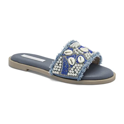 Moramora Sandalia Azul para Mujer