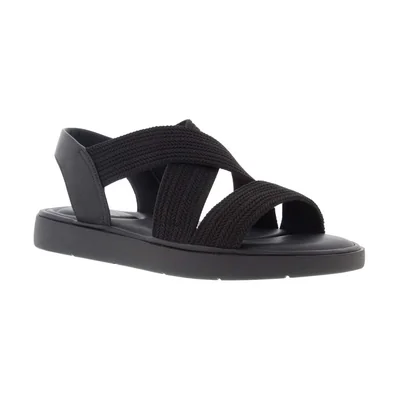 Sandalia Tiras Cruzadas para Mujer, Color Negro Modare