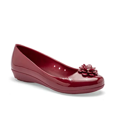 Sandarely Sandalia Piso Vino Para Mujer Cod.140812