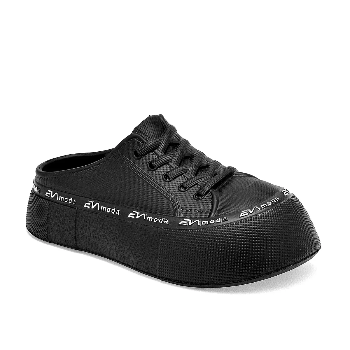 Eva Moda Sandalia Impermeable Negro Para Mujer Cod.140416