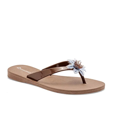 Sandarely Sandalia Piso Cafe Para Mujer Cod.140811