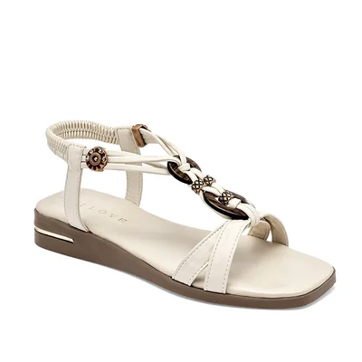 Ivi Love Sandalia Piso Latte Para Mujer Cod.140906