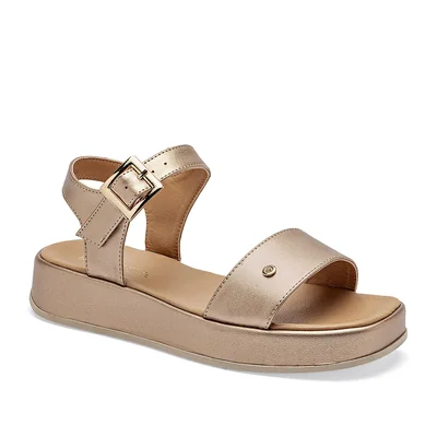 Diexca Sandalia Plataforma Oro Rosa Para Mujer Cod.141200