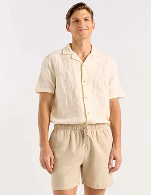 Bermuda Now & Then de lino para hombre