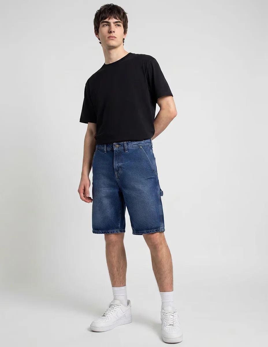 Bermuda aéropostale de mezclilla para hombre