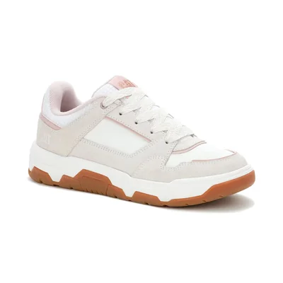 Tenis Cat Estilo Urbano de los 90’S Blanco Combinado para Mujer