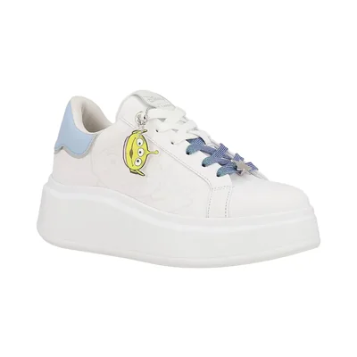 Tenis Plataforma W Capsule Blanco Combinado Colección Toy Story Marcianito Ajuste Agujetas para Mujer