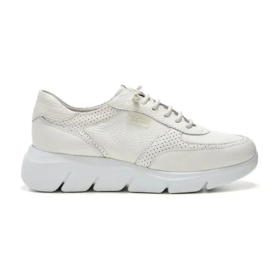 Tenis Casual con Perforado 24 Hrs Blanco para Mujer