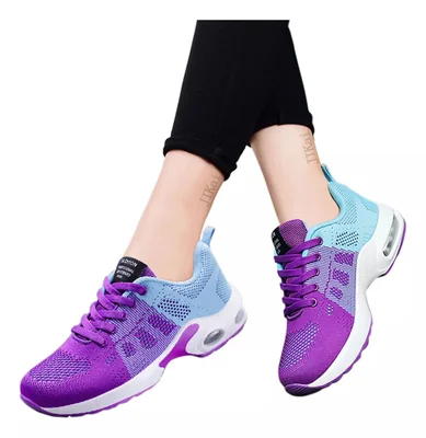 OFERTA Zapatillas Transpirables Para Mujer color VIOLETA TALLA 5.5 OFERTA