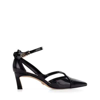 Zapatilla con Pulsera Cloe Negro Ajuste Hebilla para Mujer