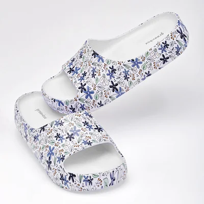 SANDALIA VERANO ABIERTO 5 CM MUJER Elega SV07814 BLANCO MULTICOLOR