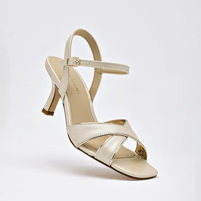 ZAPATILLA GRADUACION 7 CM MUJER Lady Paulina 22813 BEIGE NACARADO