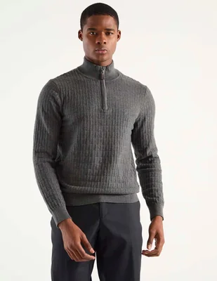 Suéter Nautica cuello con cierre para hombre