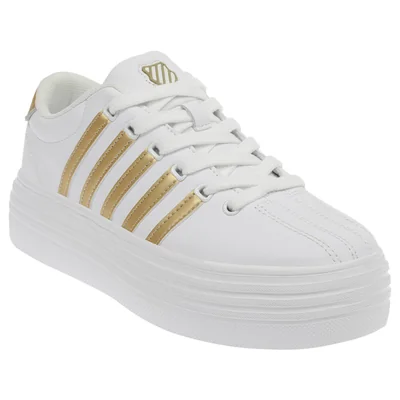 Tenis K-Swiss COURT PRO V HIGH Color Blanco Mujer
