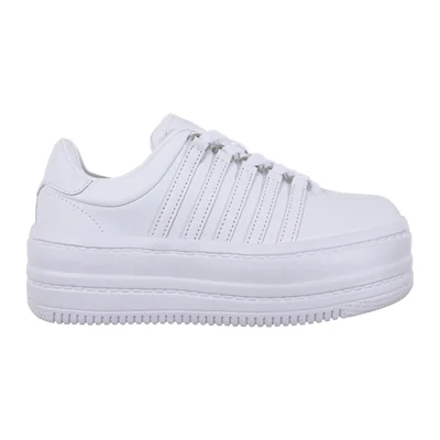 Tenis Blancos Classic Plataforma k-swiss Para Mujer