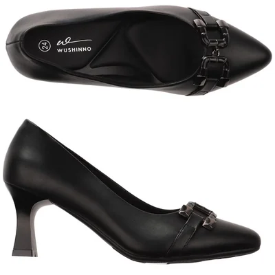 Balerina Flat Punta Fina y Herraje Wushinno para Mujer