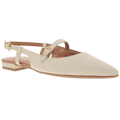 Balerina Destalonada Heb para Mujer, Color Beige Vizzano