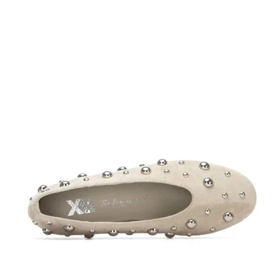Balerina con Aplicación Xti Gris para Mujer