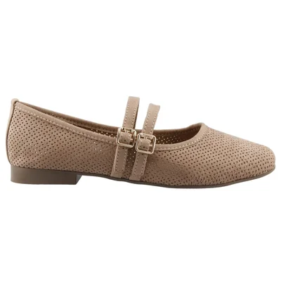 Balerina Dama Cosmo Paris 929 Maquillaje Durazno Zapatilla de Piso Mujer Talla 23 a 26 E