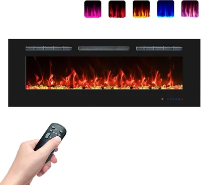 Calentador Chimenea Eléctrica Bluelander 42pulgadas Montable en Pared
