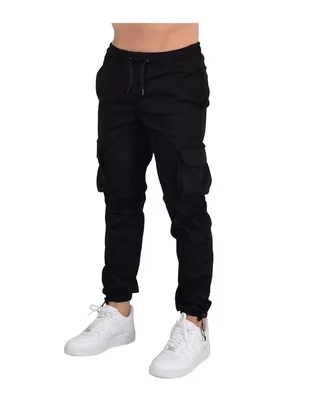 Jogger ajustado John Leopard Cargo con bolsillos