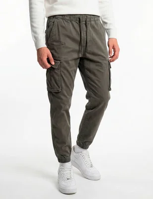 Pantalón jogger regular Hollister de algodón para hombre