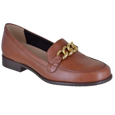 Mocasín con Herraje Joyce Café para Mujer