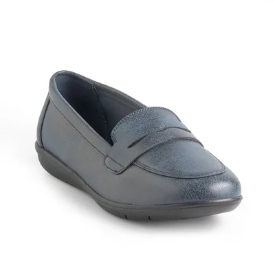 Mocasín con Antifaz Emporium Azul Oscuro para Mujer