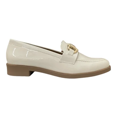 Mocasines Para Mujer Con Hebilla Salamandra Charol