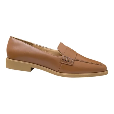 Mocasines De Mujer Vicenza Café Piel