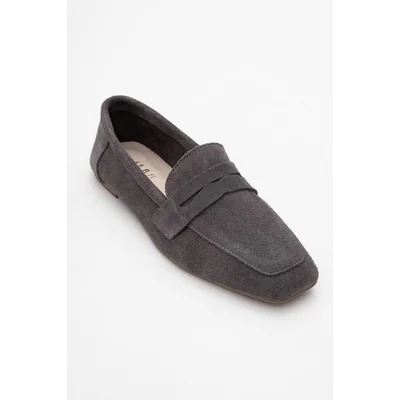 Morne - Mocasines de ante gris