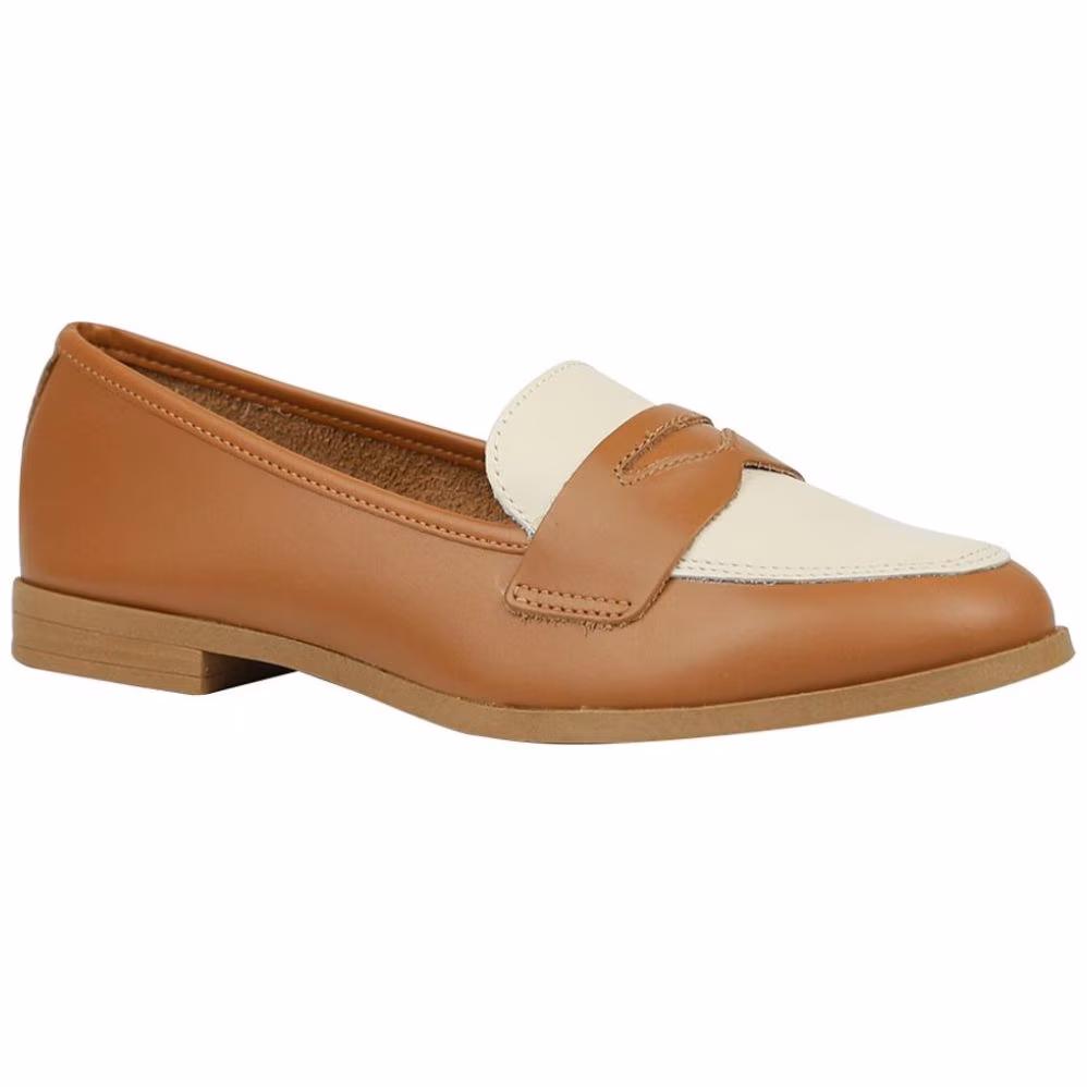 Mocasín con Aplicación Via uno para Mujer