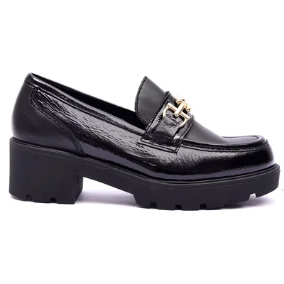 Mocasines Baerchi Suela Gruesa Aplicación Herraje para Mujer