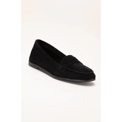 Dorothy - Mocasines de ante negro