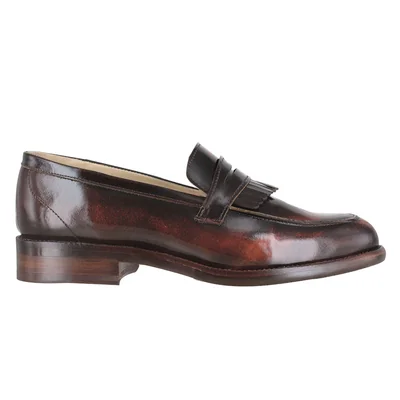 Zapato Elegante Ideal Dama Carlo Ronaldi 1019 Camaleón Café Suela Cuero Injerto Diseño Clásico