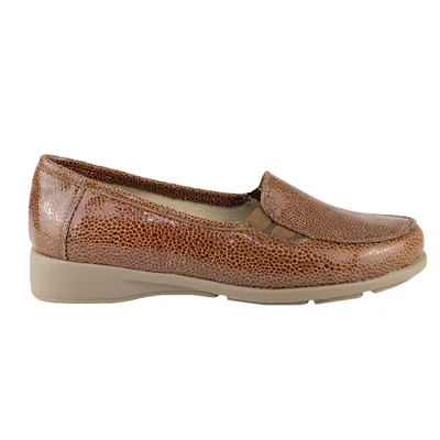 Mocasines Slip On De Mujer Liviano Ludolfo Cota 13006 Brandy