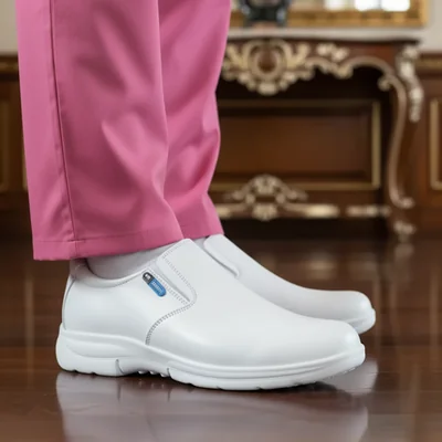 Zapato Blanco Para Mujer Calzado de Enfermeria Dr. Hosue 6816 Clinico Servicio