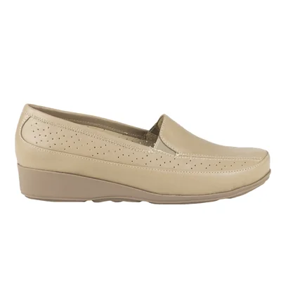 Mocasín De Vestir Para Mujer Capricho 862 Roca Confort Piel
