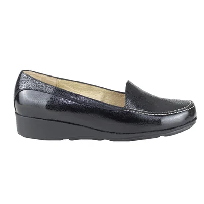 Mocasín Negro Mujer De Vestir Capricho 835 Confort Absorbed