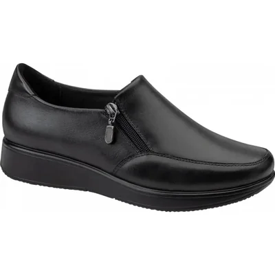 Choclo confort dama negro piel Calzado Pazstor modelo 8002