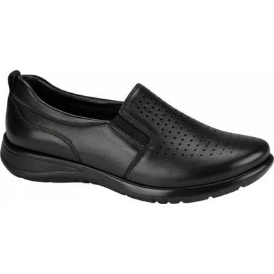 Choclo confort dama negro piel Calzado Pazstor modelo 8605