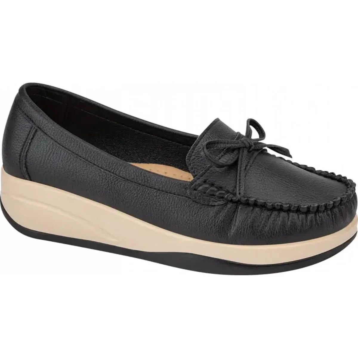 Choclo confort dama negro Shosh modelo 4206