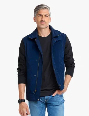 Chaleco Di Nuovo impermeable capitonado para hombre