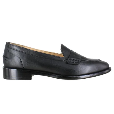 Zapato Casual Cómodo Dama Carlo Ronaldi 1203 Becerro Negro Cuero Estilo Clásico